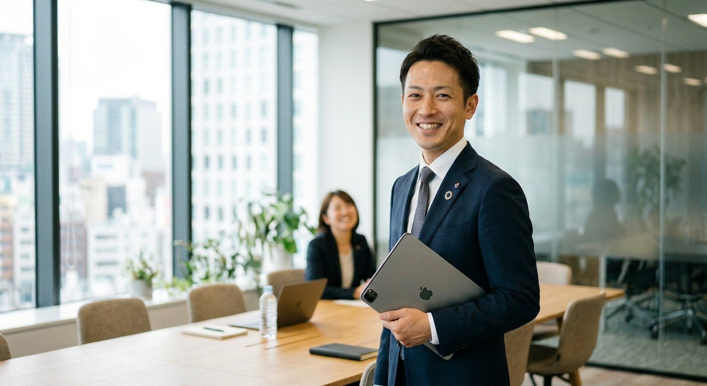Advisor smiling